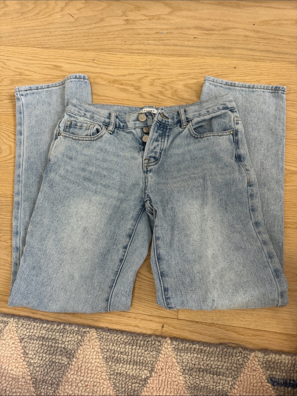 Pacing low rise straight jean